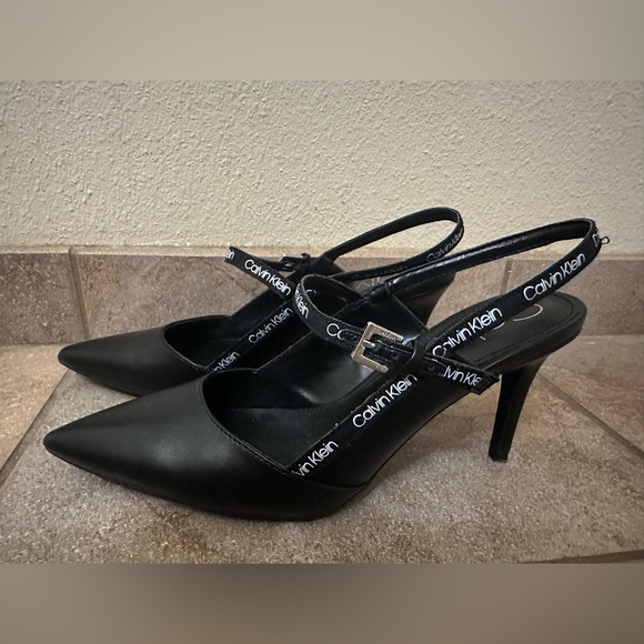 Calvin Klein | Shoes | Calvin Klein Black Heels 95 | Poshmark